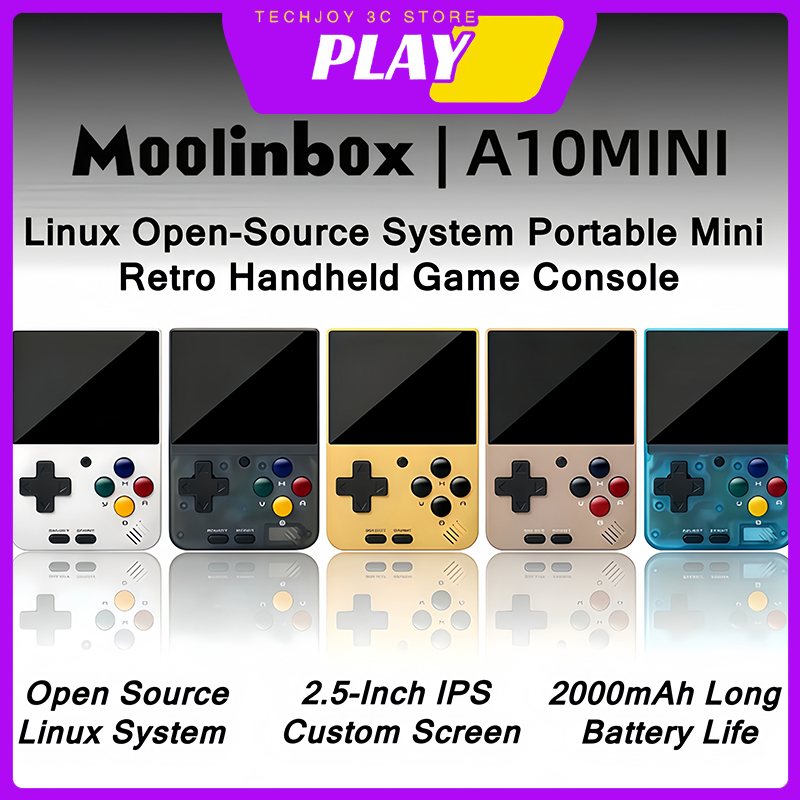 Gaming Console Linux - Портативная игровая консоль Moolinbox A10Mini с