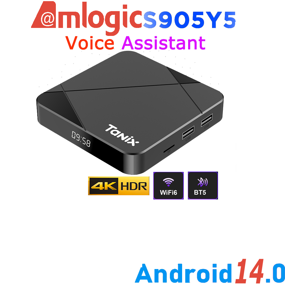 Gaming Console For Android Tv - Amlogic S905Y5 Android14.0 4K Видео Wi-Fi6