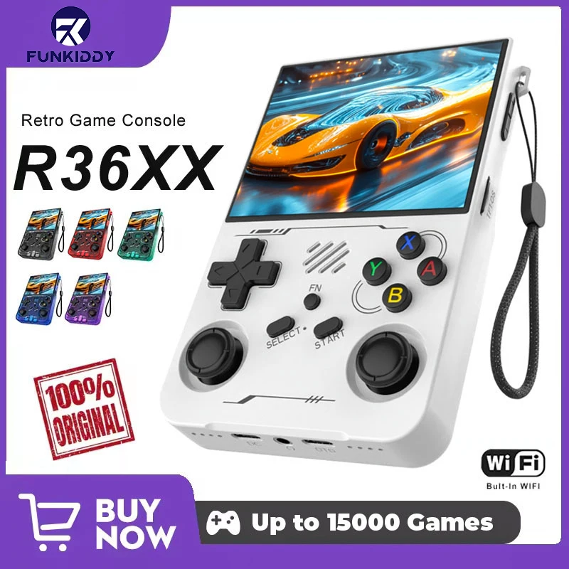 Gaming Console Linux - Игровая консоль FUNKIDDY R36XX с ARKOS,