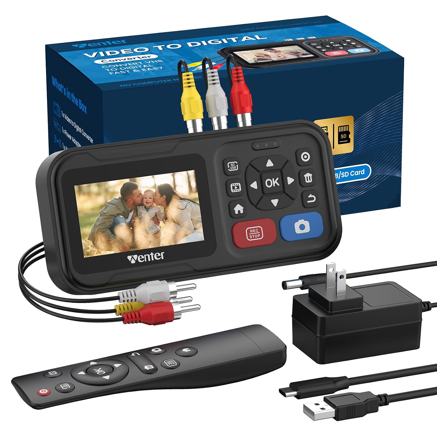 Gaming Console Mini - Видеорегистратор HD для конвертации видеокассет VHS