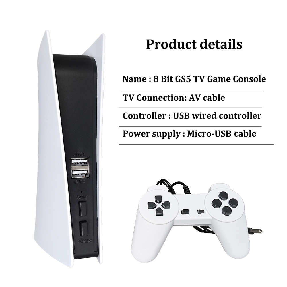 GS5 8-битная ТВ Видео AV выход – обзор и цена Gaming Console Mini