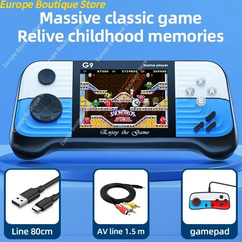 Карманная игровая консоль G9,  – обзор и цена Gaming Console For Android Tv