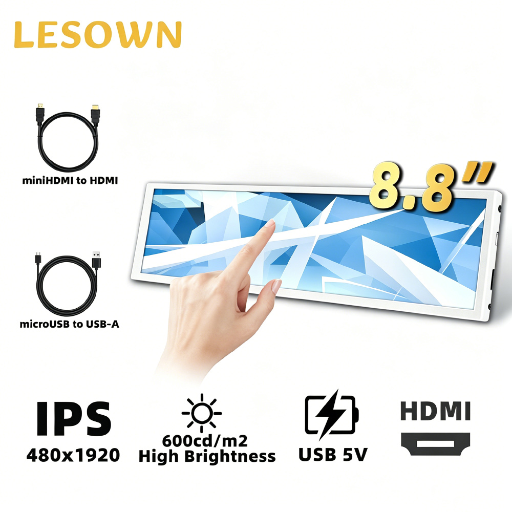 Мини-монитор LESOWN 8,8 дюйма  – обзор и цена Gaming Console Display Case