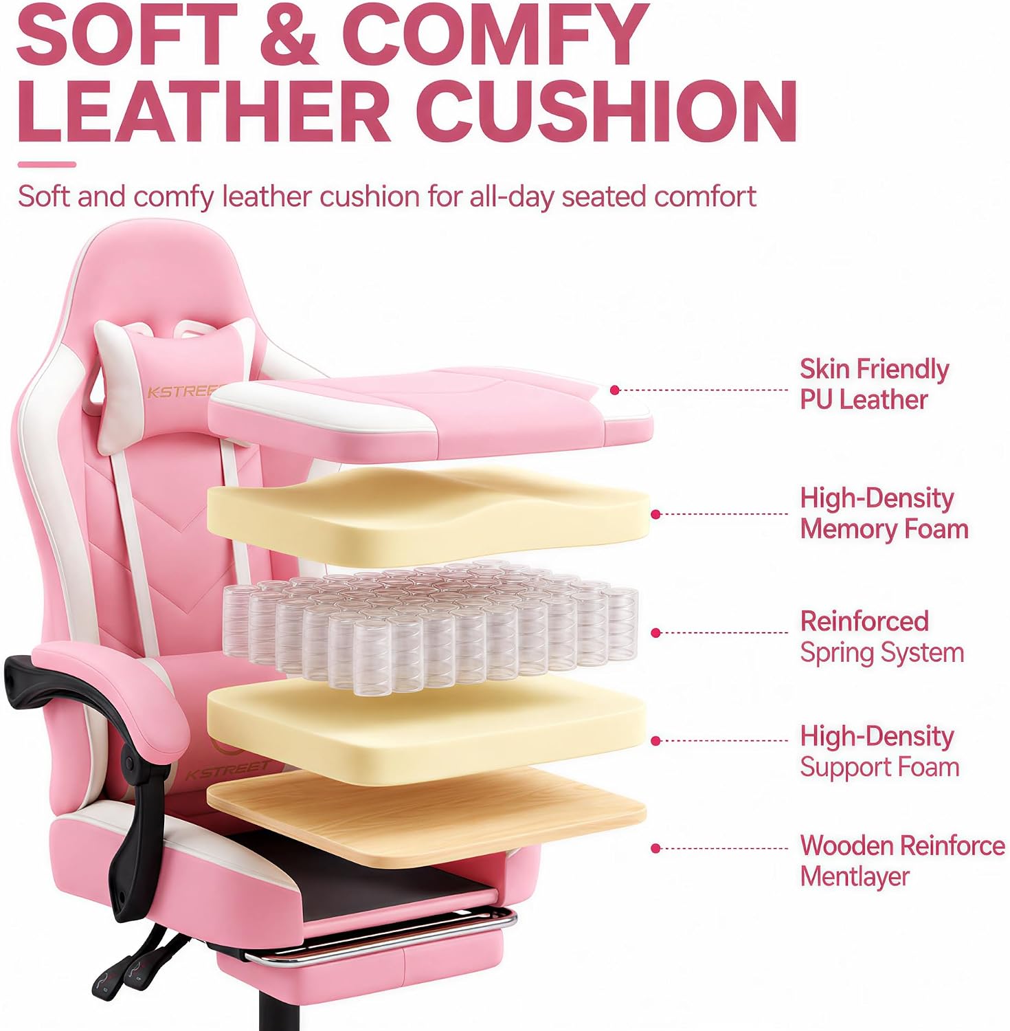 Эргономичное игровое кресло с  – обзор и цена Gaming Chair Cushion