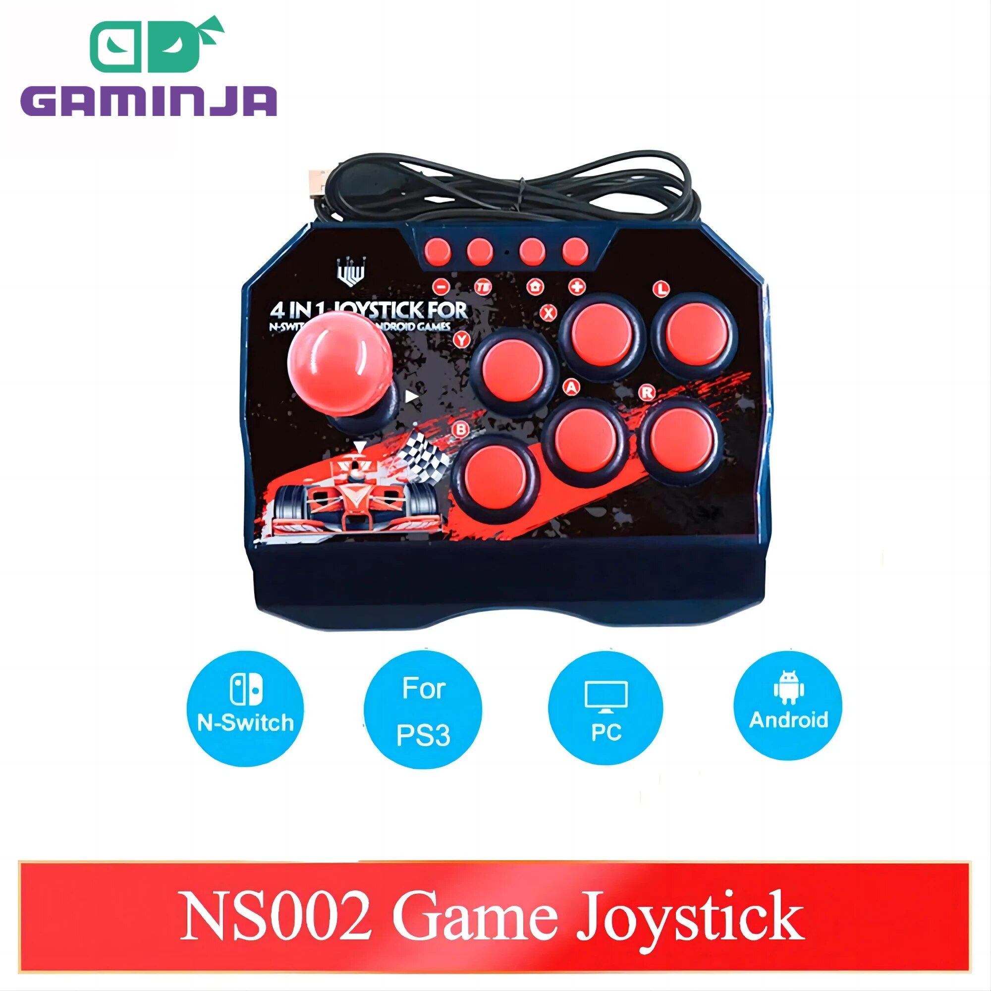 GAMINJA NS002 4 в 1 Ретро арка – обзор и цена Gaming Console Ps3