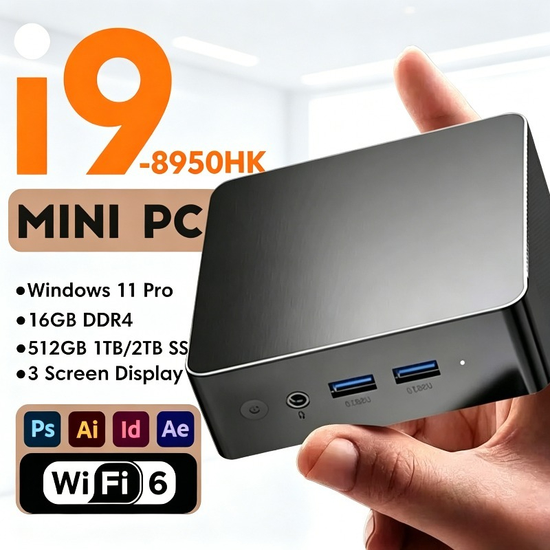 Мини-ПК Intel Core i9 8950HK с – обзор и цена Gaming Console Mini