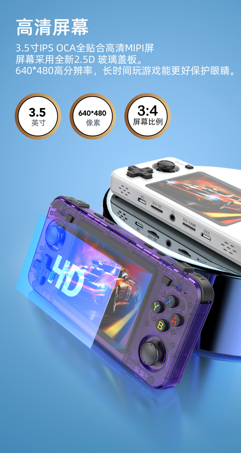 Новая портативная консоль R36H – обзор и цена Gaming Console R36S