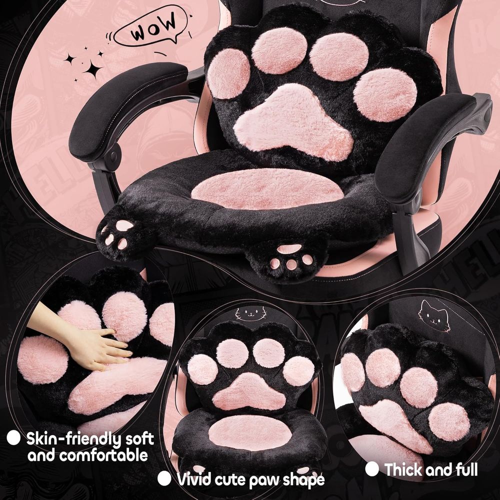 Розовое игровое кресло с милым – обзор и цена Gaming Chair Cushion